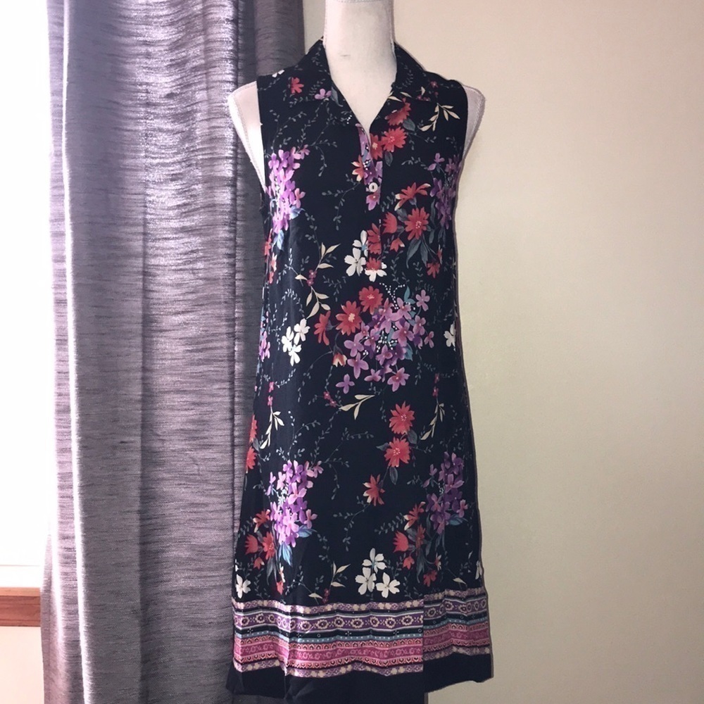 IMPRESSIONS WORKSHOP SMALL FLORAL TANK DRESS